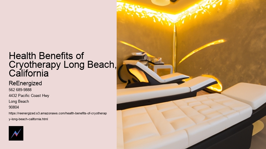 Health Benefits of Cryotherapy Long Beach, California